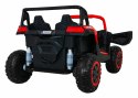 Auto Na Akumulator Buggy ATV Racing Czerwony Napęd 4x4 Pilot MP3 LED EVA