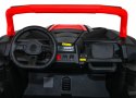 Auto Na Akumulator Buggy ATV Racing Czerwony Napęd 4x4 Pilot MP3 LED EVA