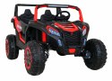 Auto Na Akumulator Buggy ATV Racing Czerwony Napęd 4x4 Pilot MP3 LED EVA