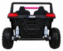 Auto Na Akumulator Buggy ATV Racing Różowy Napęd 4x4 Pilot MP3 LED EVA