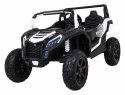 Auto Na Akumulator Buggy ATV Strong Racing dla 2 dzieci Biały Audio LED