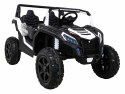 Auto Na Akumulator Buggy ATV Strong Racing dla 2 dzieci Biały Audio LED