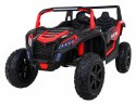 Auto Na Akumulator Buggy ATV Strong Racing dla 2 dzieci Czerwony Audio LED