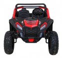 Auto Na Akumulator Buggy ATV Strong Racing dla 2 dzieci Czerwony Audio LED