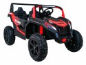 Auto Na Akumulator Buggy ATV Strong Racing dla 2 dzieci Czerwony Audio LED