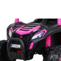 Auto Na Akumulator Buggy UTV 2000M Racing Biały Napęd 4x4 Pilot MP3 LED EVA