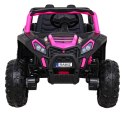 Auto Na Akumulator Buggy UTV 2000M Racing Biały Napęd 4x4 Pilot MP3 LED EVA