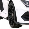 Auto Na Akumulator Lamborghini SVJ DRIFT Biały Funkcja driftu Pilot MP3 LED