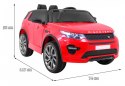 Auto Na Akumulator Land Rover Discovery Czerwony Pilot EVA MP3 LED