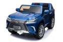 Auto Na Akumulator Lexus LX570 Niebieski Pilot Koła EVA Radio MP3 LED