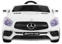 Auto Na Akumulator Mercedes AMG SL65 Biały Pilot Regulacja siedzeń MP3 LED