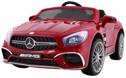 Auto Na Akumulator Mercedes AMG SL65 Czerwony Pilot Bagażnik MP3 LED