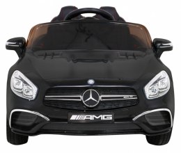 Auto Na Akumulator Mercedes Benz AMG SL65 S Czarny Pilot Audio LED Ekoskóra