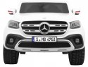 Auto Na Akumulator Mercedes Benz X-Class Biały Pilot Napęd 4x4 MP4 LED EVA