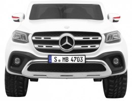 Auto Na Akumulator Mercedes Benz X-Class Biały Pilot Napęd 4x4 MP4 LED EVA