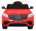 Auto Na Akumulator Mercedes Benz GLC63S Czerwony Pilot Napęd 4x4 MP3 LED