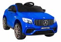 Auto Na Akumulator Mercedes Benz GLC63S Niebieski Pilot Napęd 4x4 MP3 LED