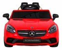 Auto Na Akumulator Mercedes Benz SLC300 Czerwony Dźwięki MP3 Światła Pilot