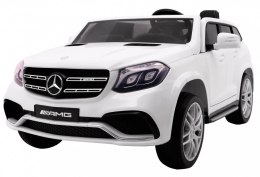 Auto na akumulator Mercedes AMG GLS63 Biały Lakierowany 4x4 Nawiew LED