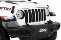 Jeep Na Akumulator Wrangler Rubicon Biały Pilot Radio MP3 LED Koła EVA