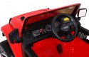 Jeep Na Akumulator Wrangler Rubicon Czerwony Pilot Radio MP3 LED Koła EVA