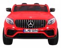 Auto Na Akumulator Mercedes GLC 63S Czerwony Napęd 4x4 MP4 LED Ekoskóra EVA