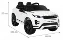 Auto Na Akumulator Range Rover Evoque Biały Pilot Wolny Start MP3 LED