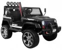 Jeep Na Akumulator Terenowy Raptor Drifter Czarny Pilot Napęd 4x4 MP3 LED