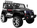 Jeep Na Akumulator Terenowy Raptor Drifter Czarny Pilot Napęd 4x4 MP3 LED