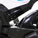 Motor Na Akumulator BMW HP4 Niebieski Pomocnicze Kółka Wolny Start MP3 LED