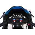 Motor Na Akumulator BMW HP4 Niebieski Pomocnicze Kółka Wolny Start MP3 LED