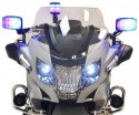 Motor Na Akumulator BMW R1200RT Policja Kółka Pomocnicze Dźwięki LED EVA