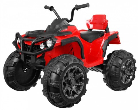 Quad Na Akumulator ATV Czerwony Koła EVA Radio MP3 LED Wolny Start