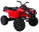 Quad Na Akumulator XL ATV 2,4GHz Czerwony Pilot Napęd 4x4 Bagażnik LED