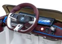 Auto Na Akumulator BMW i4 Biały Wolny Start EVA Ekoskóra Audio LED Pilot