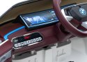 Auto Na Akumulator BMW i4 Biały Wolny Start EVA Ekoskóra Audio LED Pilot