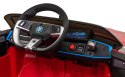 Auto Na Akumulator BMW i4 Czerwony Wolny Start EVA Ekoskóra Audio LED Pilot