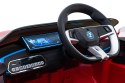 Auto Na Akumulator BMW i4 Czerwony Wolny Start EVA Ekoskóra Audio LED Pilot