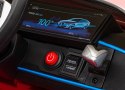 Auto Na Akumulator BMW i4 Czerwony Wolny Start EVA Ekoskóra Audio LED Pilot