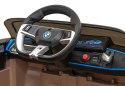 Auto Na Akumulator BMW i4 Złoty Wolny Start EVA Ekoskóra Audio LED Pilot