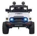 Auto Na Akumulator Toyota FJ Cruiser Biały Pilot Napęd 4x4 Audio LED EVA