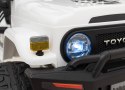 Auto Na Akumulator Toyota FJ Cruiser Biały Pilot Napęd 4x4 Audio LED EVA