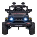 Auto Na Akumulator Toyota FJ Cruiser Czarny Pilot Napęd 4x4 Audio LED EVA