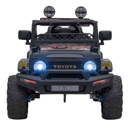 Auto Na Akumulator Toyota FJ Cruiser Czarny Pilot Napęd 4x4 Audio LED EVA