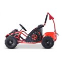 Gokart Na Akumulator Fast Dragon Czerwony 30km/h 1000W Regulacja siedzenia