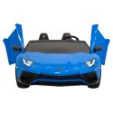 Auto Na Akumulator Lamborghini Aventador Niebieski Silnik bezszczotkowy LED