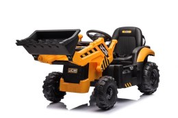 Traktor Na Akumulator Koparka Pojazd JCB Żółty Wolny Start Łyżka Klakson