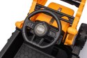 Traktor Na Akumulator Koparka Pojazd JCB Żółty Wolny Start Łyżka Klakson