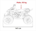 Mini Quad Spalinowy Pojazd RENEGADE HIPERFECT 125CC Żółty