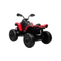 Quad Na Akumulator Maverick ATV Czerwony Pamel Audio MP3 LED EVA